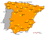 map of spain